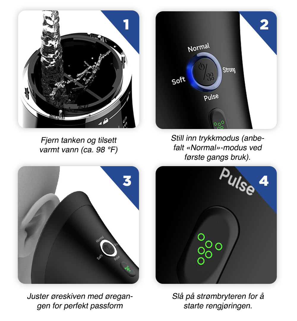 Voldic™ Elektrisk Ørevoksfjerningssett