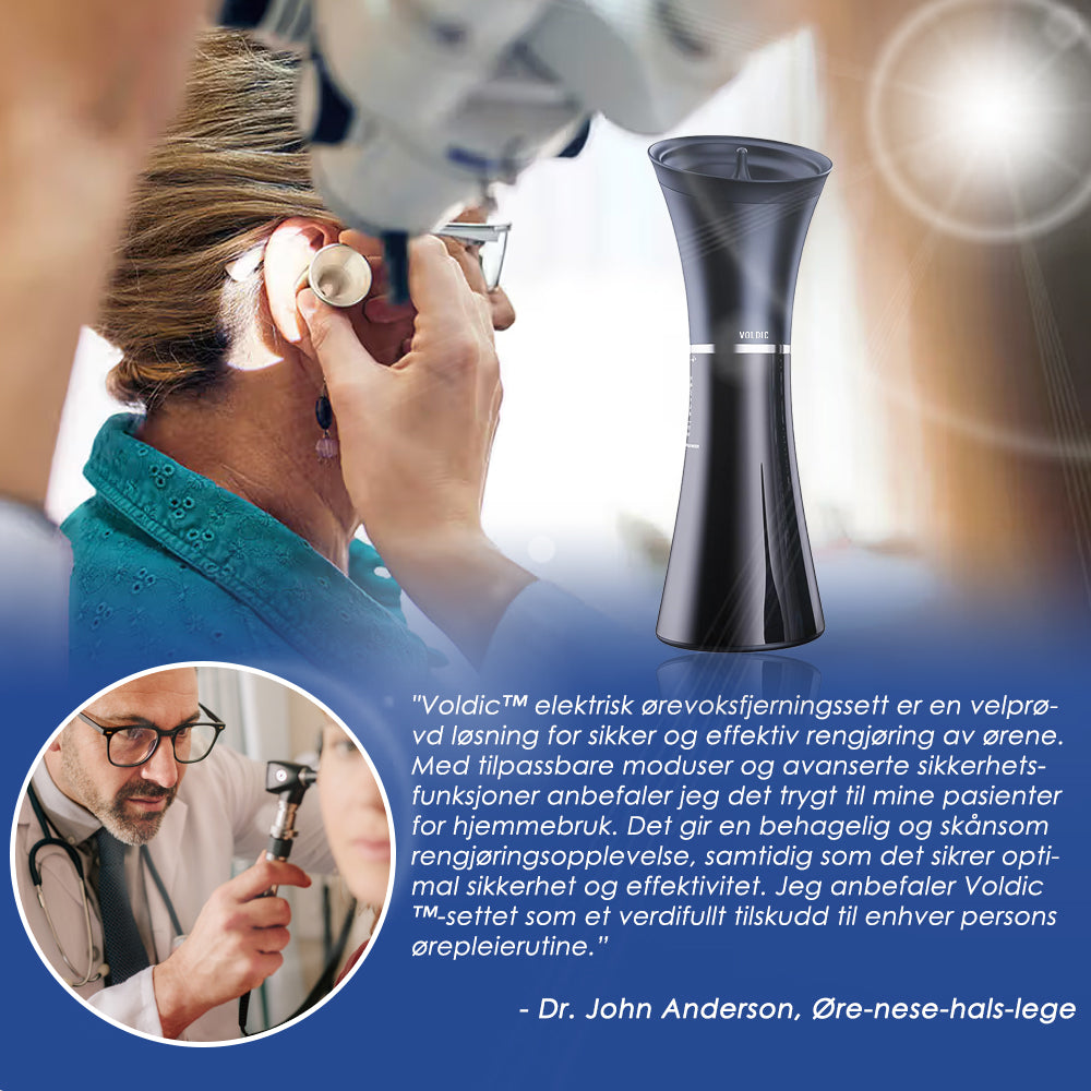 Voldic™ Elektrisk Ørevoksfjerningssett